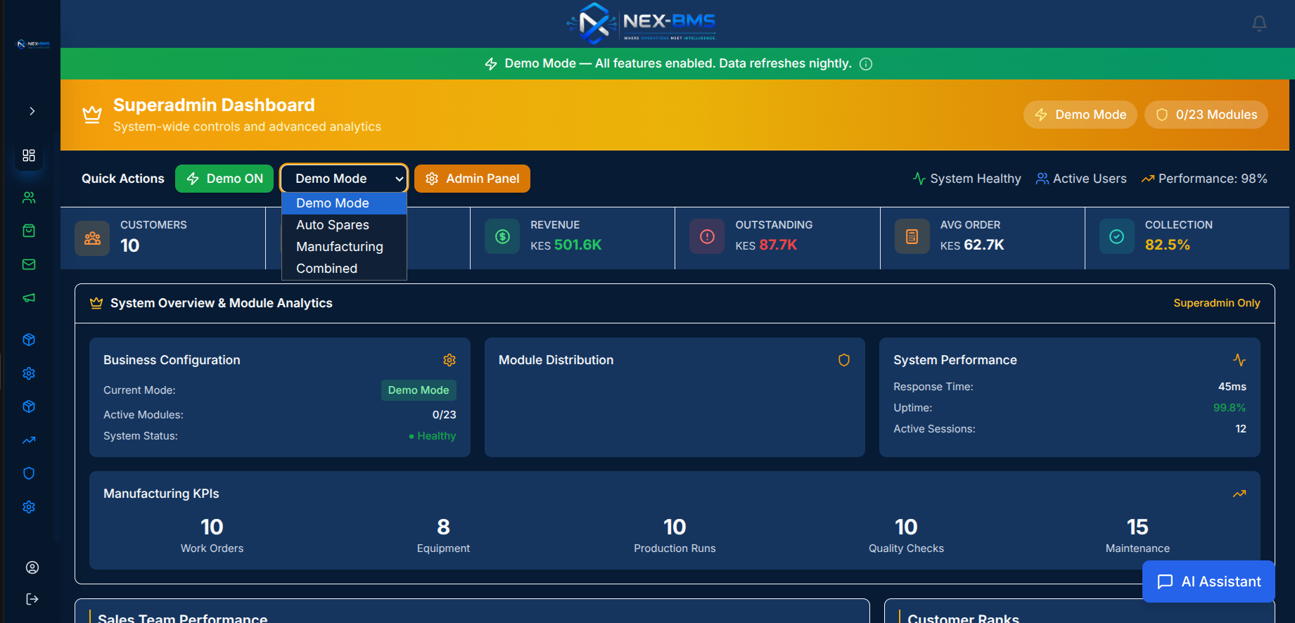 NeX-BMS — Business Management System